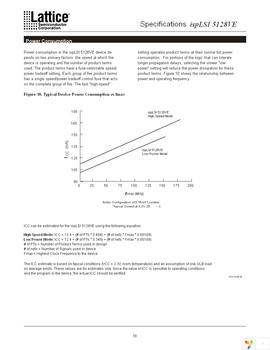 ISPLSI 5128VE-100LT128 Page 18